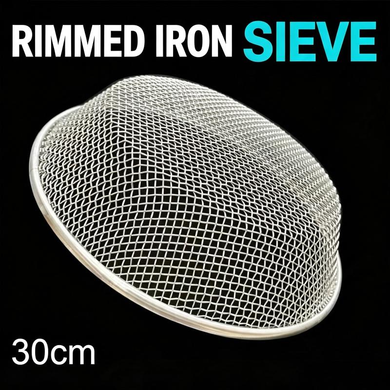 Garden Sieve Soil - 1pc Dual Mesh Round Soil Sifter