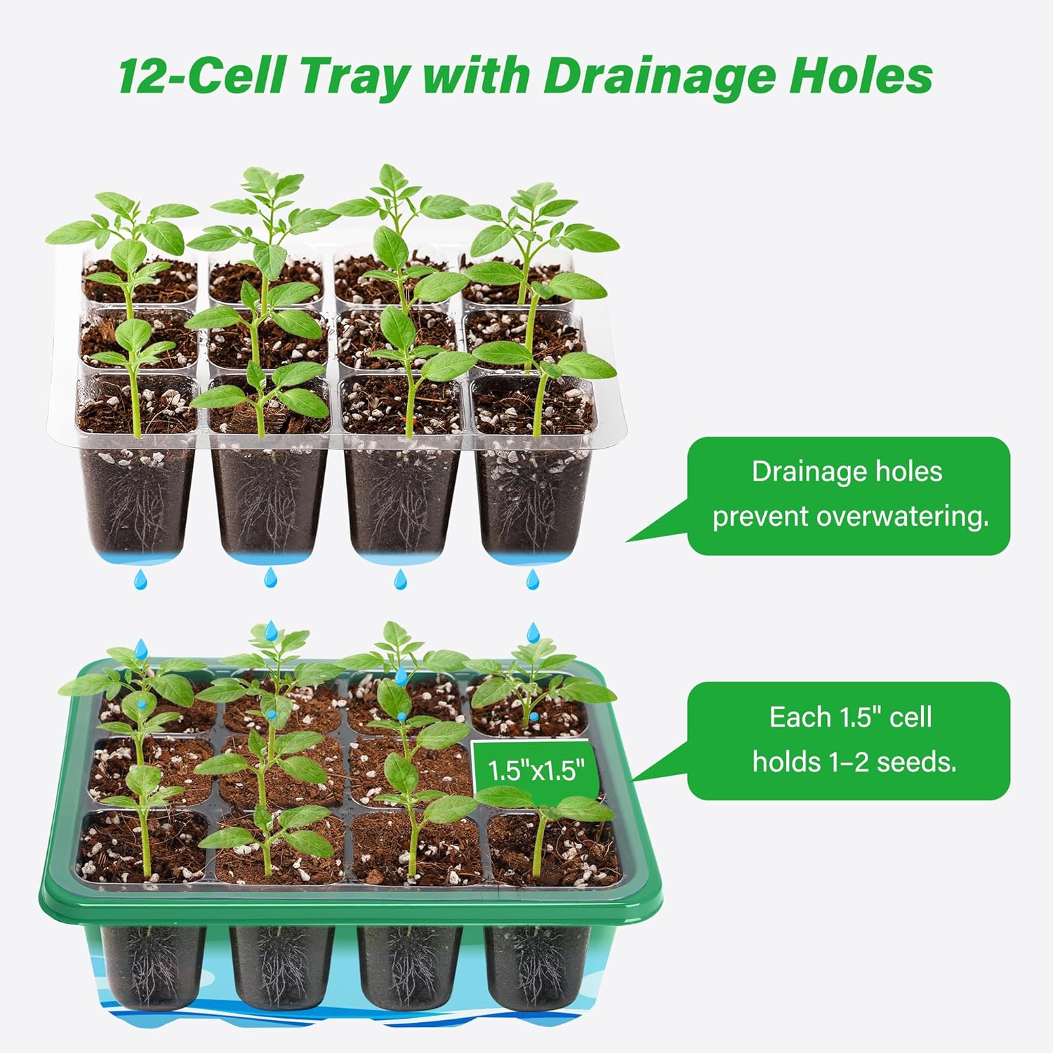 Seed Starter Kit with Adjustab - Propagation Tray Dome review and price