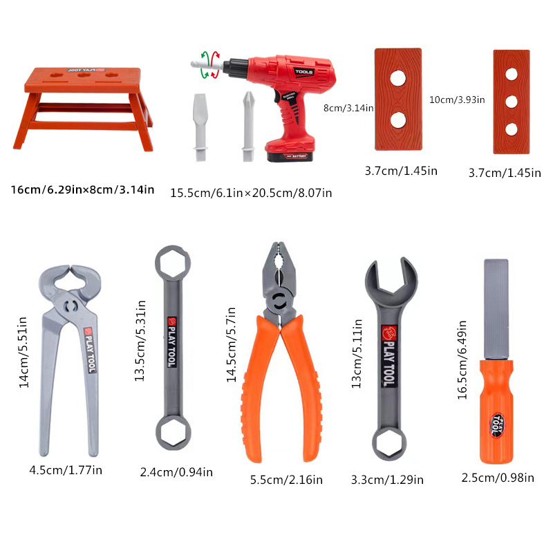 38pcs/39PCS/42PCS Toy Tool Box - Gardening Tools 5 Year Old review and price