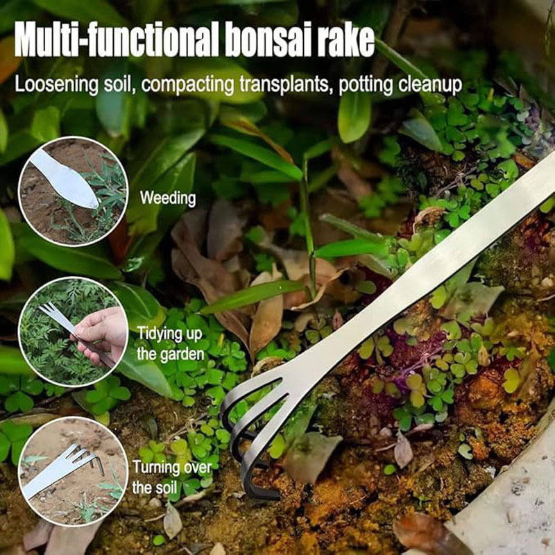 Stainless Steel Root Rake Hand - Gardening Tools Gifts review and price