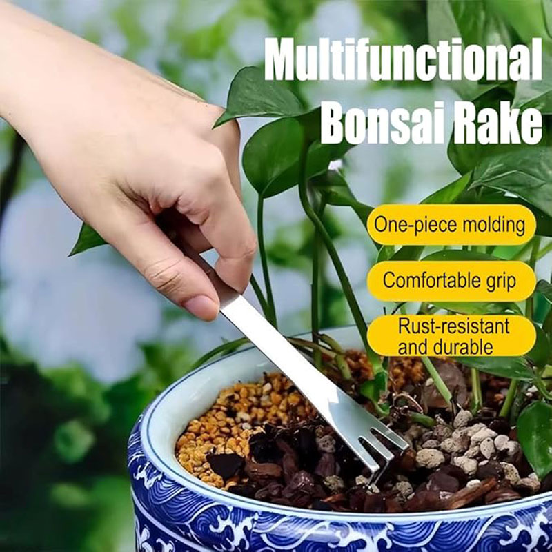Stainless Steel Root Rake Hand - Gardening Tools Gifts review and price