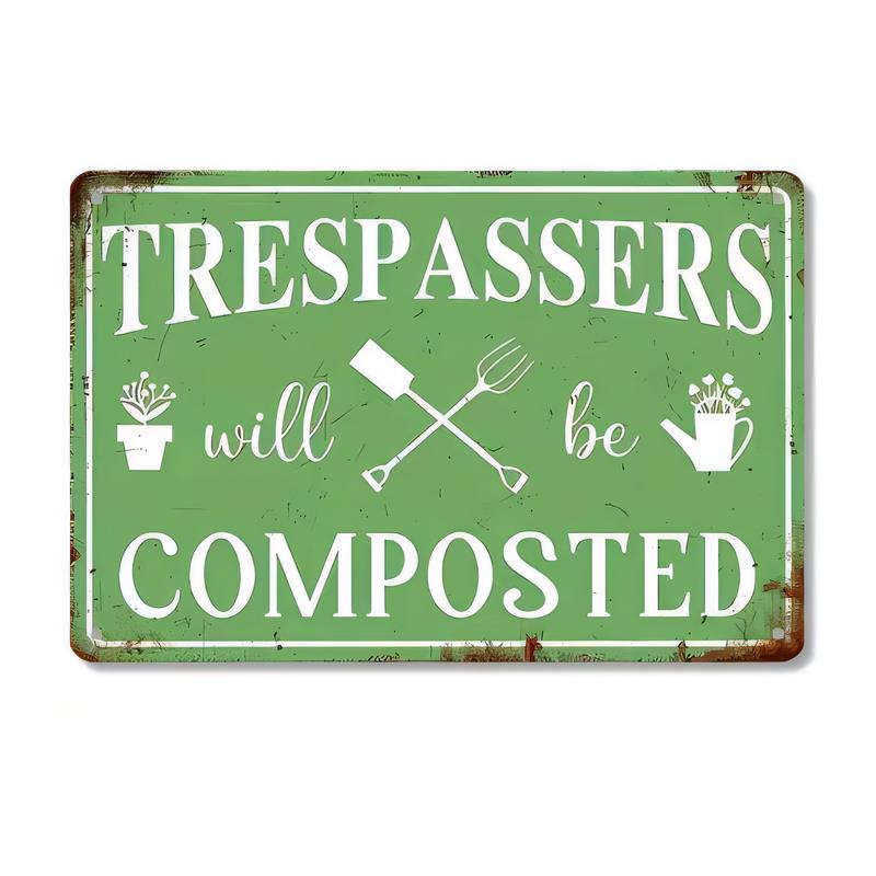 Vintage Green Trespassers Will - Gardening Tools Vintage review and price