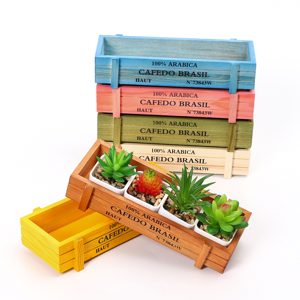 Natural Wooden Flowerpot Garde - Gardening Tools Vintage review and price