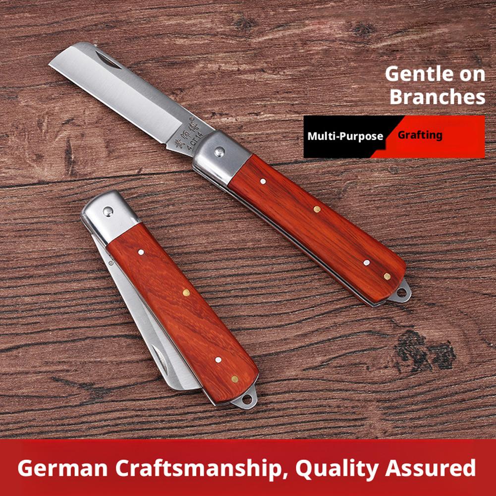 Folding Grafting Knife With Wo - Gardening Tools Knife review and price
