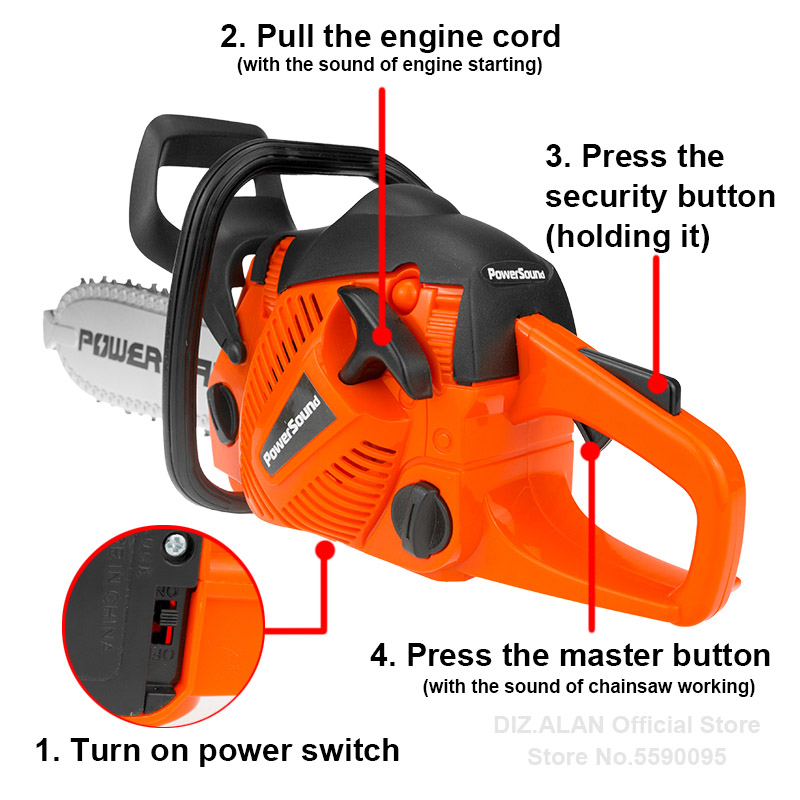 Electric Toy Chainsaw Kids Toy - Gardening Tools 5 Year Old review and price
