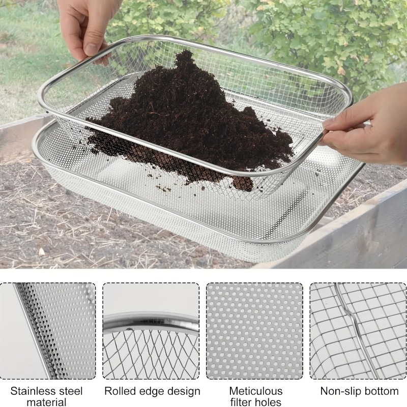 2026 Home Stainless Steel Soil - Garden Sieve Soil review and price