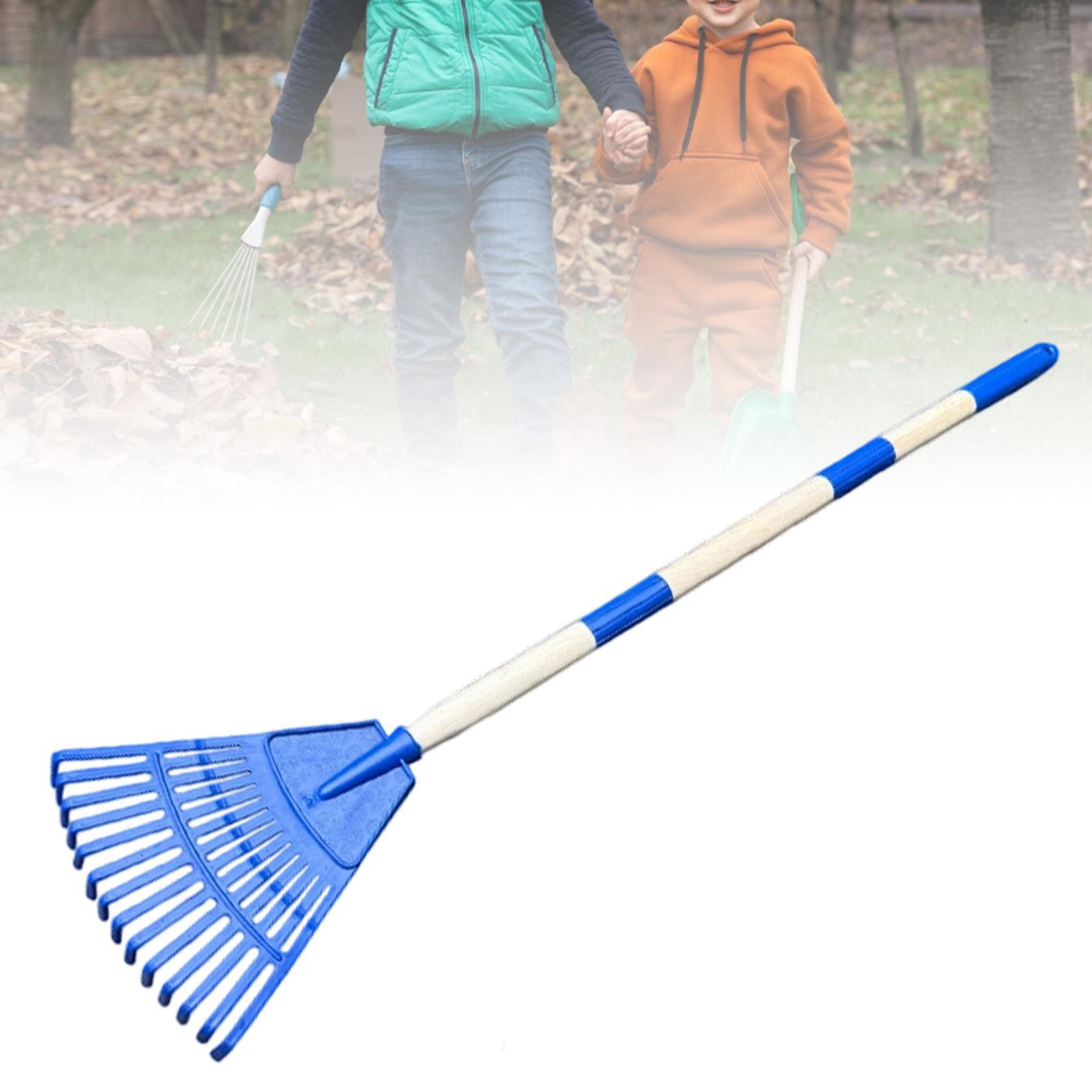 Small Leaf Rake 3 Sections Ste - Gardening Tools 5 Year Old review and price