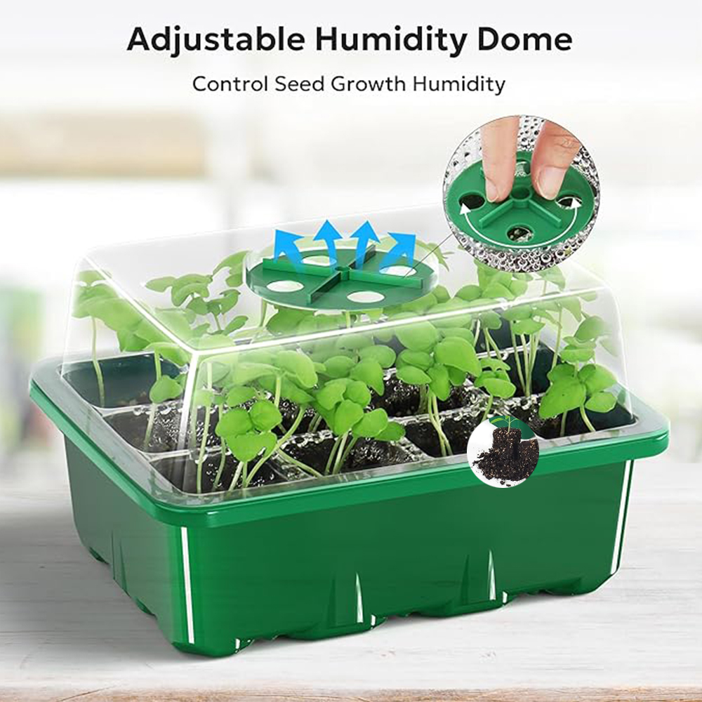 10pcs/set Seedling Trays Seed  - Propagation Tray Dome review and price